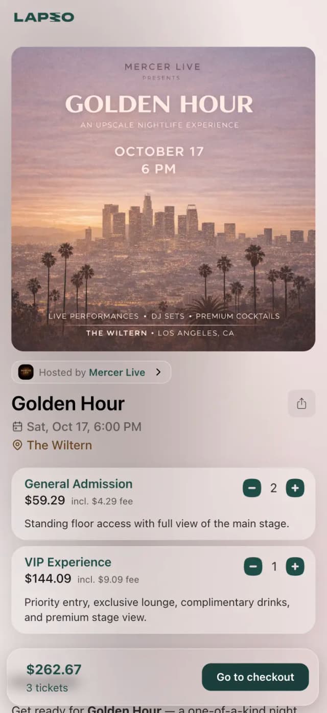 01 — Pick tickets